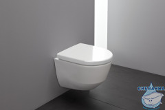 Унитаз подвесной безободковый Laufen Pro 8.2096.5.000.000.1 с сиденьем Soft Close (микролифт)