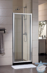 Дверь в нишу Encanto Stella 100 профиль хром, стекло прозрачное 