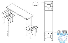 Бамбуковая полочка Riho Still 75 см 561601201