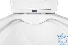 Унитаз напольный безободковый Azario Velise AZ-1222A с бачком и сиденьем Soft Close (микролифт)