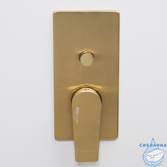Встраиваемый смеситель для ванны Wasserkraft Aisch 5561 (золото)