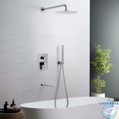 Душевая система Aquatek Оберон 250 AQ1273CR (хром)