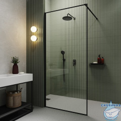 Душевая система Iddis Ray 230 1 режим RAYBL02i67 (черный матовый)