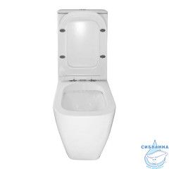 Унитаз напольный безободковый Azario Mirada  AZ-1288A с бачком и сиденьем Soft Close (микролифт)