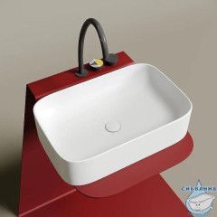  Раковина на столешницу 61 см Ceramicanova Element CN6053MW (белый матовый)