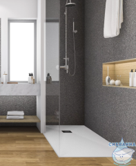 Поддон из литьевого мрамора New Line Sanitary 150х80 белый