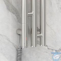Полотенцесушитель электрический Сунержа Терция 150 (с возможностью скрытого подключения слева) (хром)