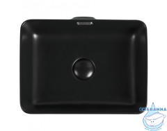 Раковина на столешницу 41 см Aquanet Perfect 273678 (черный матовый)
