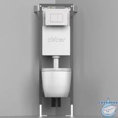 Инсталляция ABBER AC0110 для подвесного унитаза узкая
