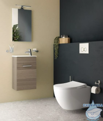 Унитаз подвесной безободковый Vitra Mia Round 7510B003-0075 с сиденьем Soft Close (микролифт)