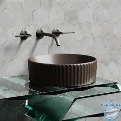  Раковина на столешницу 36 см Ceramicanova Element CN6057MDB (коричневый)