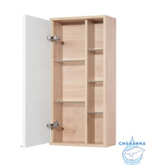 Шкаф Акватон Бостон 40 1A239903BN010 дуб эврика/белый глянец