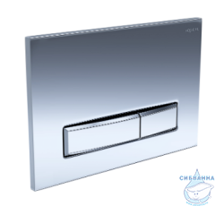 Кнопка смыва Aquatek  Slim KDI-0000023 хром глянец