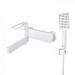 Смеситель для ванны Iddis Slide SLIWT00i02 с душевым гарнитуром (белый)
