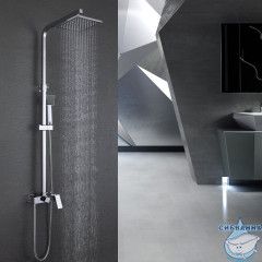 Душевая стойка ABBER Daheim AF8220L без излива, хром
