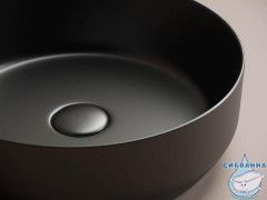  Раковина на столешницу 39 см Ceramicanova Element CN6022MB (черный матовый)