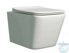 Инсталляция TONI ARTI TA-01 с кнопкой смыва TA-0044 в комплекте с безободковым унитазом Noche c сиденьем Soft close (микролифт)