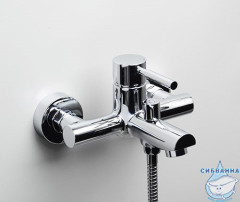 Смеситель для ванны WasserKRAFT Main 4101 с душевым гарнитуром (хром)