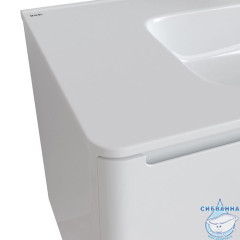 Тумба с умывальником, напольная, 100 см, белая, Edifice, IDDIS, EDI10WFi95K