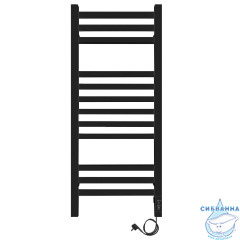 Полотенцесушитель электрический Laris Астор П12 35X90 R  (черный матовый)