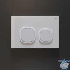 Кнопка смыва Iddis Uniglass UNG01GWi77 белый матовый