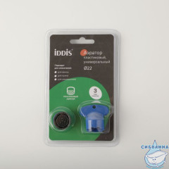 Аэратор для смесителя, пластик, M22, бескорпусный, наружная резьба, IDDIS, 996P22B3SM