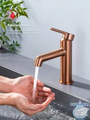 Смеситель для раковины Raglo R20.10.33 (медь)