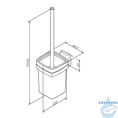 Ершик для унитаза Am.Pm Gem A9033400