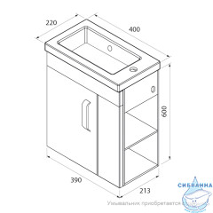 Тумба под раковину Iddis Torr 40 см TOR40WRi95