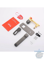 Смеситель для раковины встраиваемый Raglo R51.11.09 (графит)