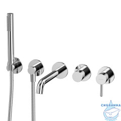 Встраиваемый смеситель для ванны Whitecross Y YSET1240CR (2 режима (хром)