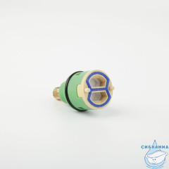 Дивертор для смесителя, пластик, керамика, h=40 мм, D=22 мм, поворотный, IDDIS, 997PC140SM