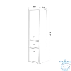 Пенал Iddis Torr 40 см TOR40D0i97 (темно-серый)