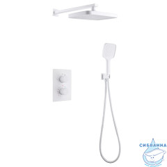 Душевая система Abber Weiss Insel 250 1 режим AF8051W (белый)