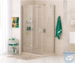 Дверь в нишу Wasserkraft Aller 120 см профиль хром, стекло прозрачное 10H05R