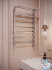 Полотенцесушитель электрический Terminus Ното П8 50х85 с полкой (с возможностью скрытого подключения, подключение справа)