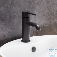 Смеситель для раковины Damixa Scandinavian Pure 360210300 (черный матовый)