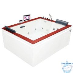 Акриовая ванна Gemy G9052 II O R 186х151 с гидромассажем