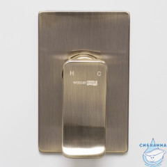  Встраиваемый смеситель для душа WasserKRAFT Exter 1651 (бронза)