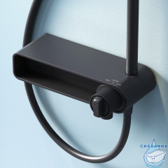 Душевая система Am.Pm X-Joy 220 1 режим F0785A722 (черный матовый)