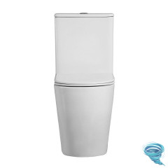 Унитаз напольный безободковый Azario Bonelle AZ-1229A с бачком и сиденьем Soft Close (микролифт)