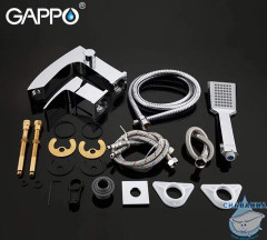Смеситель для ванны на борт Gappo G1107 (хром)
