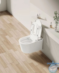 Унитаз подвесной импульсный Allen Brau Smart 4.I1001.20 с сиденьем Soft Close (микролифт) 