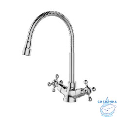 Смеситель для кухни с гибким изливом, Duplex, Milardo, DUPSB0FM05