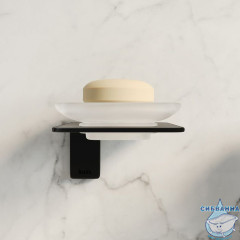 Мыльница, матовое стекло, сплав металлов, Slide, IDDIS, SLIBSG0i42