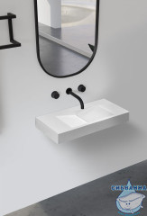 Раковина 100 см ABBER Stein AS2641