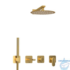 Душевая система Wasserkraft 250 1 режим A3651.283.284.180.259.285.194.286 (золото матовое)