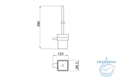 Ершик для унитаза Allen Brau Infinity 265481