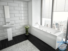 Акриловая ванна Aquatek Альфа 140х70 с каркасом