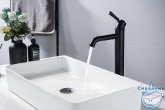 Смеситель для раковины Aquatek Классик AQ1504MB (черный матовый)